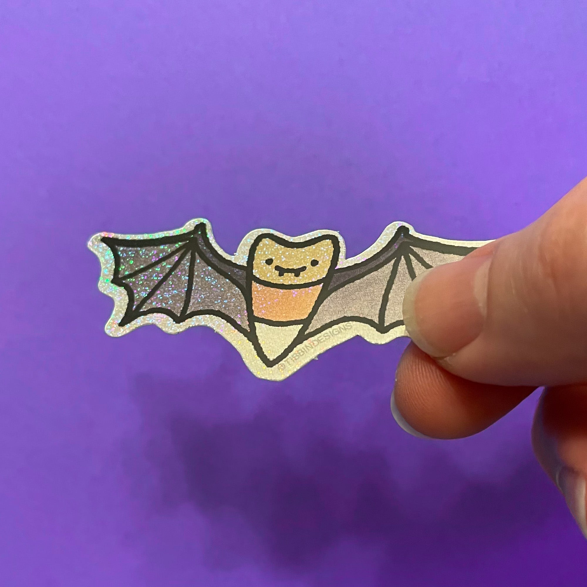 Candy Corn Bat Sticker