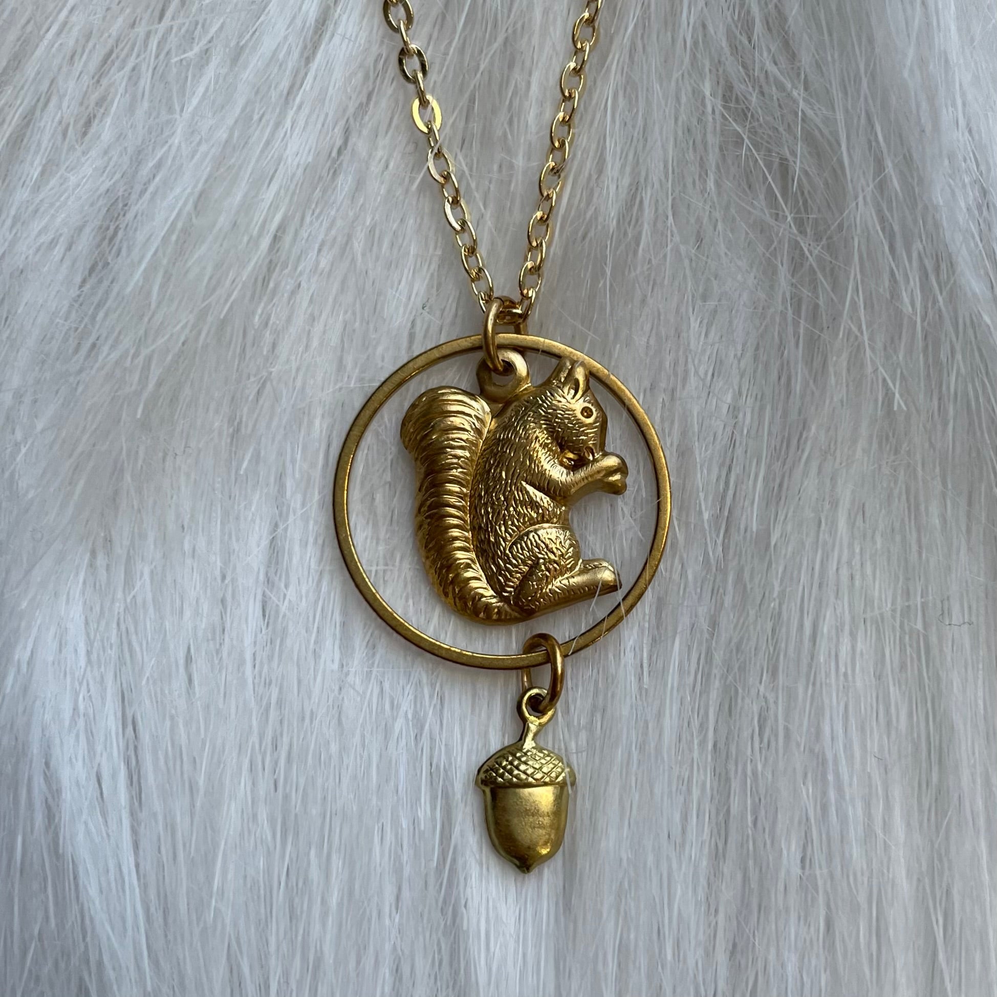 Mabon Squirrel Necklace