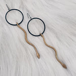 Load image into Gallery viewer, Drapy Snakes Earrings | RESTOCK COMING SOON

