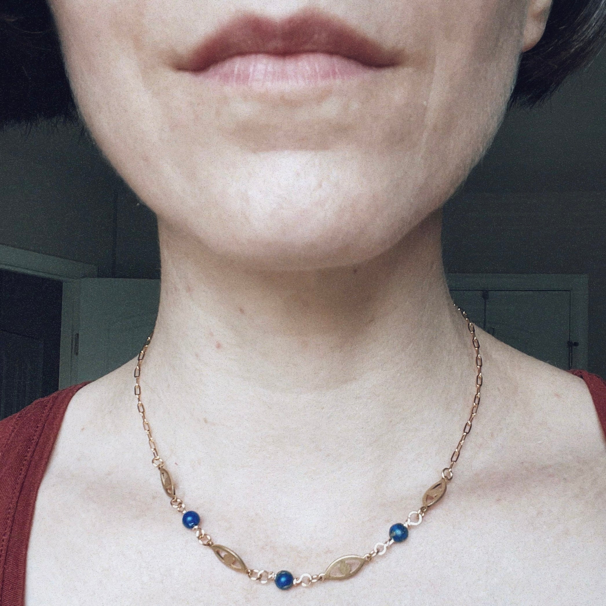 Eyes On You Lapis Lazuli Necklace