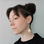 Load image into Gallery viewer, Serpentis Brass Earrings
