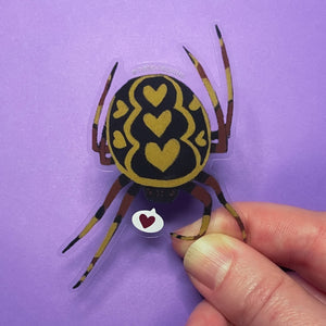In Your Web Spider Valentine Sticker