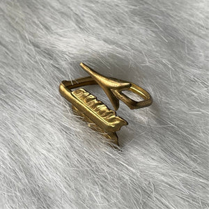 Arrow Brass Bandana Ring