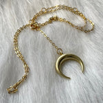 Load image into Gallery viewer, Crescent Beam Necklace
