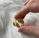 Load image into Gallery viewer, Large Feather Brass Bandana Ring | RESTOCK COMING SOON
