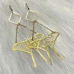 Load image into Gallery viewer, Luna Moth Earrings

