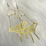 Load image into Gallery viewer, Luna Moth Earrings
