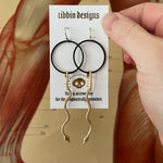 Load image into Gallery viewer, Drapy Snakes Earrings | RESTOCK COMING SOON
