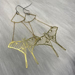 Load image into Gallery viewer, Luna Moth Earrings

