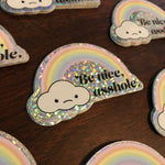 Load image into Gallery viewer, Be Nice, A**hole Sticker
