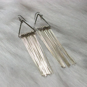 Brutal Earrings (Medium Silver) - Tibbin Designs