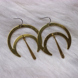 Lunar Cry Earrings (Large) - Tibbin Designs