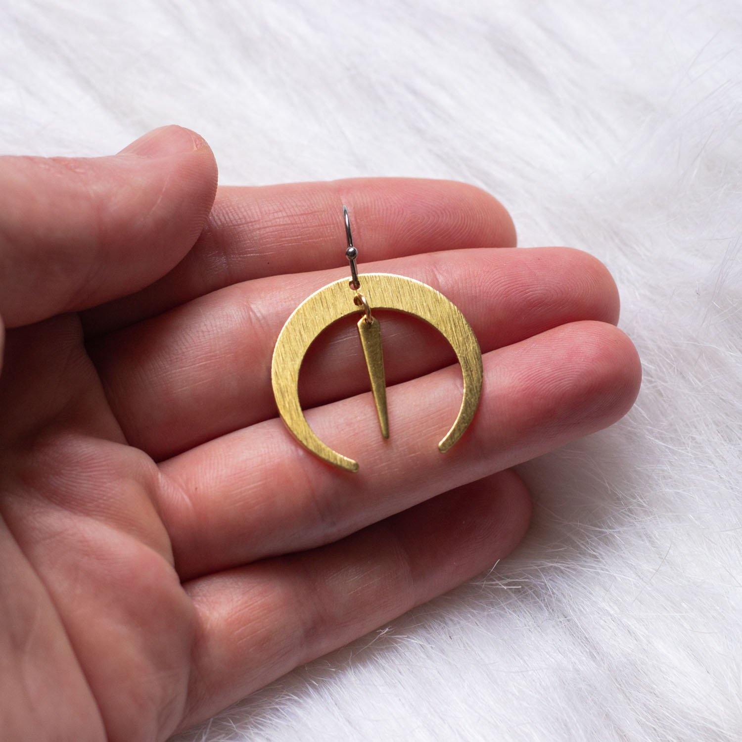 Lunar Cry Earrings (Small) - Tibbin Designs